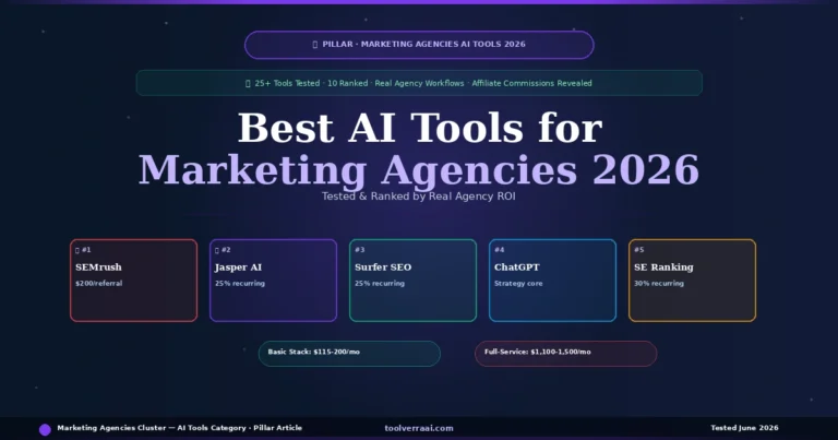 Best AI tools for marketing agencies 2026 — top 5 tools ranked with agency stacks