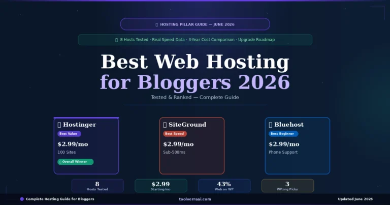 Best web hosting for bloggers 2026 — tested and ranked complete guide