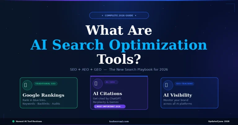 What are AI search optimization tools — complete guide 2026