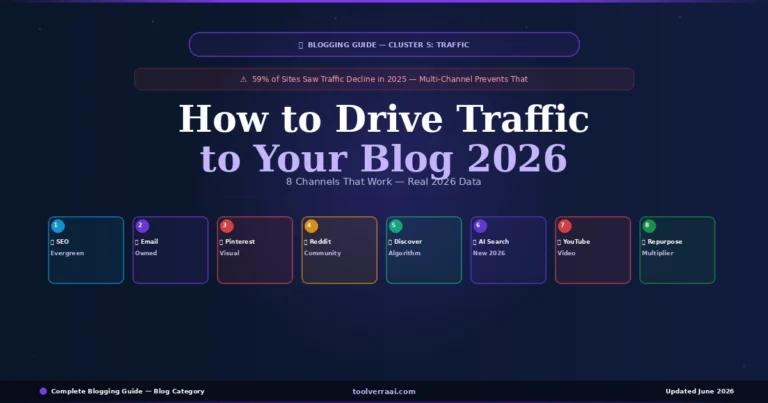 How to drive traffic to your blog in 2026 — 8 channels that work
