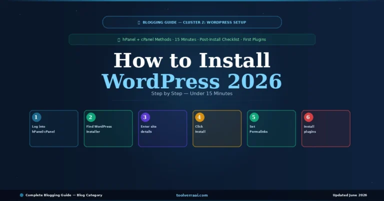 How to install WordPress in 2026 — step by step guide for beginners