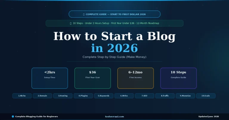 How to Start a Blog in 2026