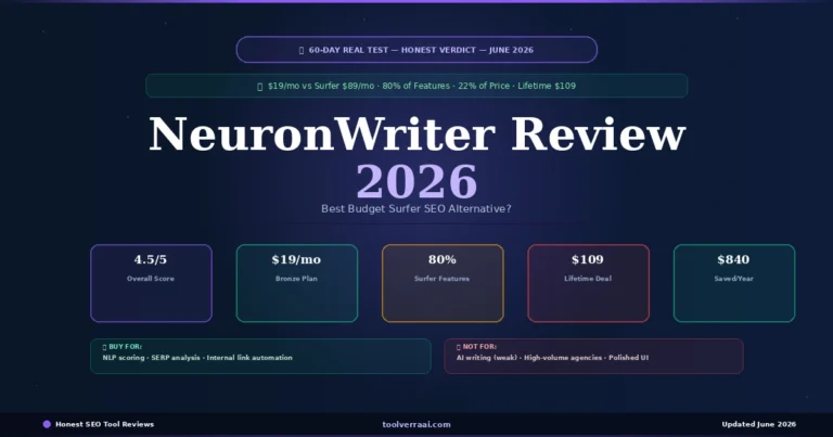 NeuronWriter review 2026 — best budget Surfer SEO alternative for bloggers?