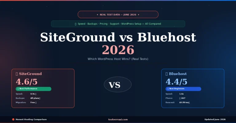 SiteGround vs Bluehost 2026 — which WordPress host wins for bloggers?